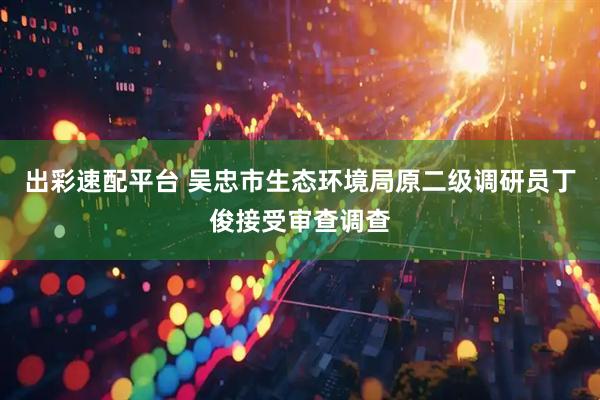出彩速配平台 吴忠市生态环境局原二级调研员丁俊接受审查调查